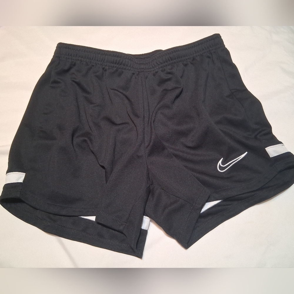 Nike Dri-Fit Women's Black and White Athletic Shorts Size Medium
